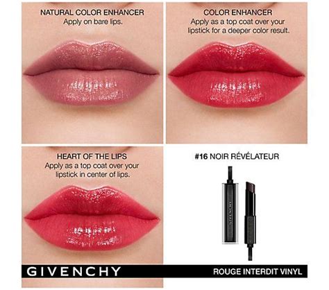 givenchy rouge initie|givenchy rouge interdit temptation black.